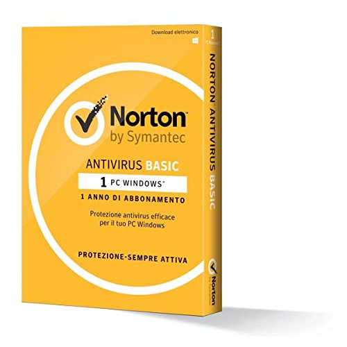 Symantec Norton AntiVirus Basic Base license 1usuario(s) 1año(s) - Seguridad y antivirus (1, 1 año(s), Base license, Soporte físico)