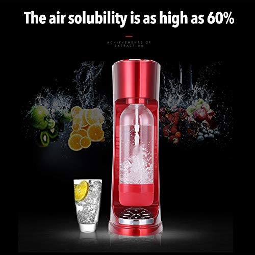 SYXZ Fabricante de refrescos de Soda acomodación de la Cocina Comercial Fabricante de la Familia Burbuja de Agua Potable máquina de Bricolaje,Rojo