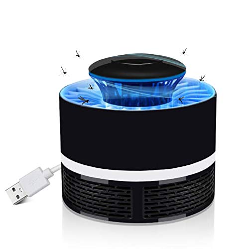 SZSMART Lámpara Antimosquitos Eléctrico Mata Moscas 7W Mosquito Killer Lamp, Mosquitos Trampa para los Hogares, Patios, Oficinas, Tiendas (Negro)