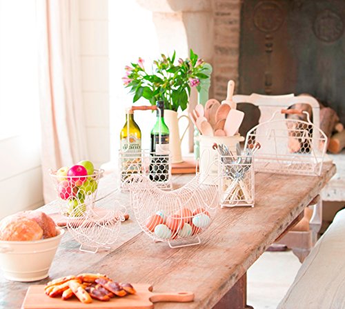 T & G Woodware – Provence Cesta Ovalada wireware, marrón rústico, pequeño