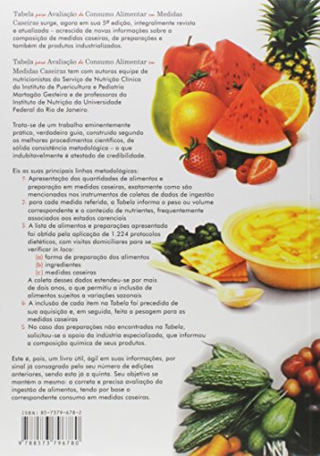 Tabela Para Avaliação de Consumo Alimentar em Medidas Caseiras (Em Portuguese do Brasil)