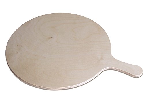 Tabla para pizza elegante y práctica – Redonda – Varios tamaños –Artículo con defecto de fábrica, madera, XL
