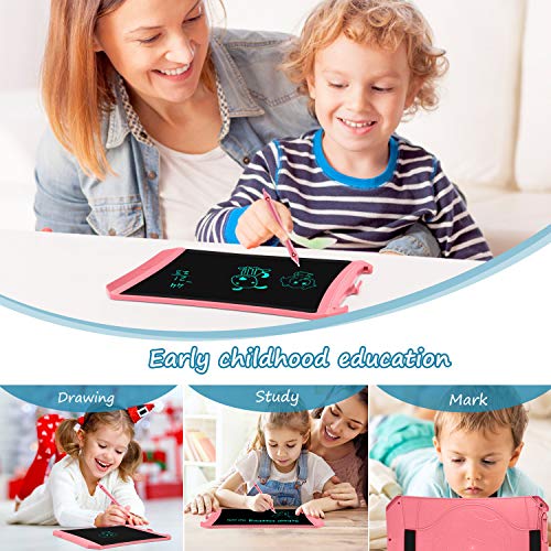 Tablero de Escritura LCD TEKFUN, Tablero de Graffiti, Tablero de Escritura de 8.5 Pulgadas con Bloqueo de Pantalla borrable y función Reutilizable,Cuaderno Escolar y de Oficina, Regalo para niños