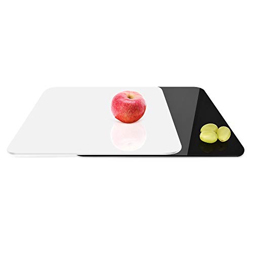 Tablero de fondo de fotografía UTEBIT Tableros de exhibición reflectantes acrílicos de 30 * 30 cm / 12 * 12 pulgadas para fotografía de productos de mesa (blanco y negro)