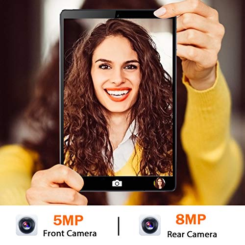 Tablet 10 Pulgadas Buenas 4 GB RAM+64GB ROM /128GB Android 9.0 Ultrar-Rápido Tablets 4G Dual SIM / WiFi 8000mAh Batería Quad Core (GPS, Bluetooth, OTG, Netfilix,Type-C) - Certificación Google GMS