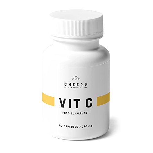 Tabletas Naturales de Vitamina C (333mg) - Suplemento de Vitamina C de Mayor Absorción - Origen Vegetal - 90 cápsulas Veganas - Ácido Ascórbico con Cítricos BioFlavonoides, Selenio, ácido Elágico