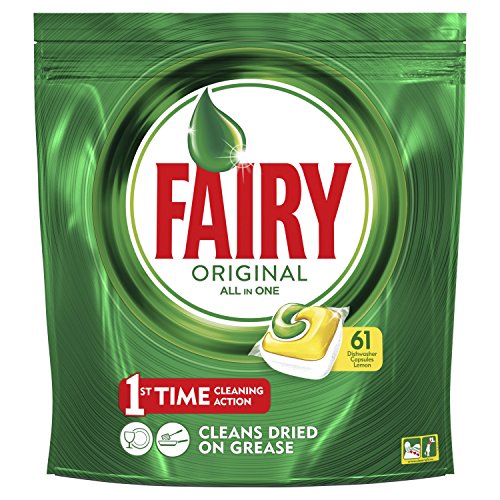 Tabletas para lavavajillas de limón, todo en uno, de Fairy