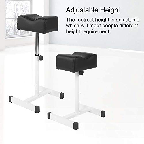 Taburete reposapiés de altura ajustable, para pedicura profesional, bares y peluquerías, perfecto para mostradores de cocina