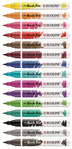 Talens Ecoline 15 brush pens