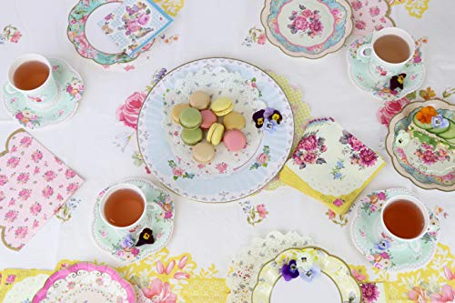 Talking Tables Servilletas floral ‘Truly Scrumptious’‘TS3.’ Papel. Rosa Y Amarillo.