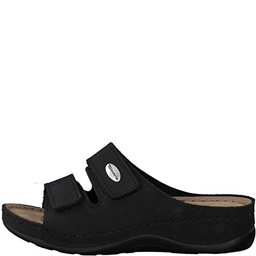 Tamaris Mujer Zuecos, señora Sandalias achineladas, Pantuflas,Chinelas,Mulas,Zapatillas,Slip on,Diapositivas,Black,38 EU / 5 UK
