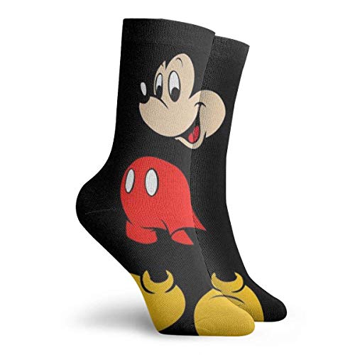 Tangdouou - Calcetines de compresión para hombre, diseño de Mickey Mouse
