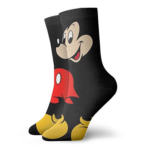 Tangdouou - Calcetines de compresión para hombre, diseño de Mickey Mouse