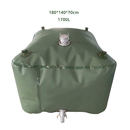 Tanque de almacenamiento de agua agrícola montado en un vehículo, bolsa de agua blanda de gran capacidad, recipiente de almacenamiento de agua para herramientas de jardinería, recolector de agua de