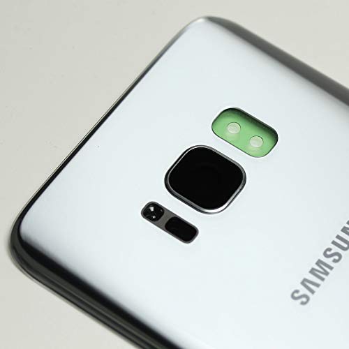 Tapa de batería Plata Silver para Original Samsung para Samsung Galaxy S8 (G950F) con mungoo Pantalla paño de Limpieza