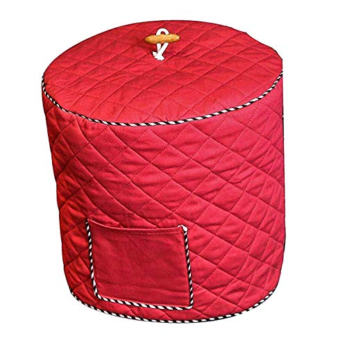 Tapa instantánea Cubierta Protectora contra el Polvo para Olla de presión eléctrica Electrodomésticos de Cocina Accesorios 6qt (Color : Red)