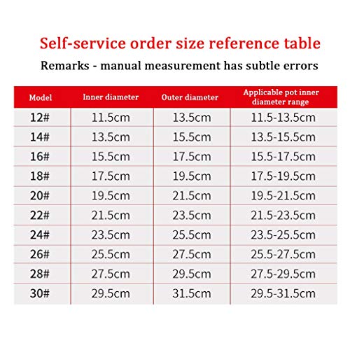Tapa Sarten Templado tapa de vidrio Pan sartén vapor cubierta transparente del hogar tapa de la olla reemplazo Pan cobertura universal (Size : 38cm)