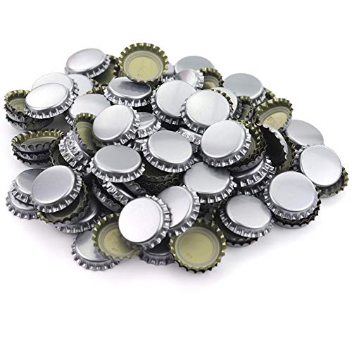 Tapón para botella con 120 tapas para hacer cerveza en casa o botellas de cristal de limonada – fácil de tapar