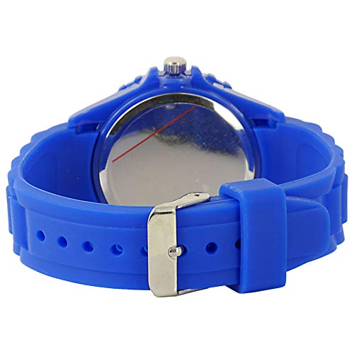 TAPORT® - Reloj de silicona azul para los fans de Fortnite, color azul