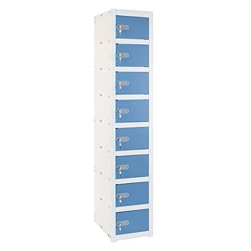 Taquilla Metálica 8 Puertas 1 Módulo Med: 1800 x 430 x 520 mm. Desmontado