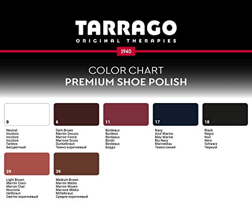 Tarrago | Premium Shoe Polish 50ml | Betún en Pasta para Zapatos Premium (Burdeos 11)