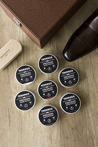 Tarrago | Premium Shoe Polish 50ml | Betún en Pasta para Zapatos Premium (Burdeos 11)