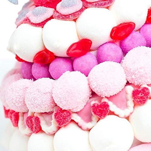 Tarta chuches muñeca vestido golosinas