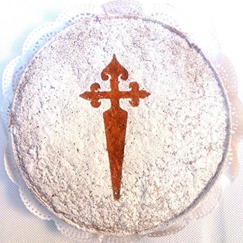 Tarta de Santiago Artesanal 700 g. Certificada por Indicación Geográfica Protegida (IXP) Galicia.