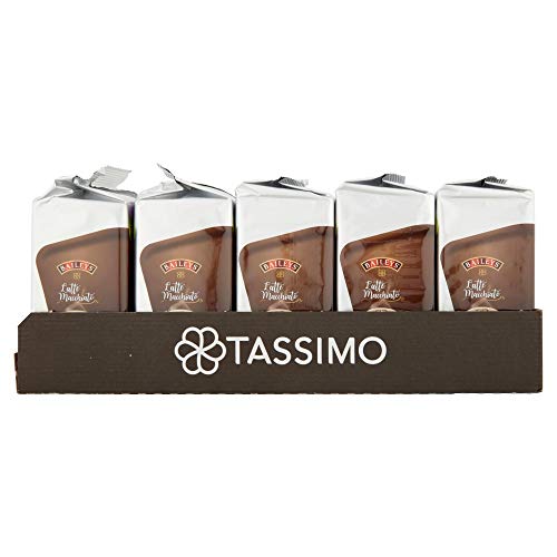 Tassimo - Capsulas de cafe Latte Macchiato Baileys - Paquete de 5 (Total de 80 recipientes, 40 Porciones)