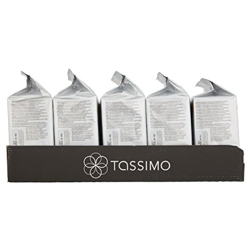 Tassimo - Capsulas de chocolate caliente sabor Oreo - (Caja de 5, Total de 80 recipientes, 40 porciones)