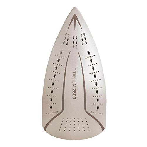 Taurus 918777000 2600-Plancha Vapor, Elimina Virus y bacterias, Suela de Titanium, Ultra Deslizante, 160g/min, antigoteo, Sistema antical y Auto Limpieza, Punta de precisión, Plástico, Multicolor
