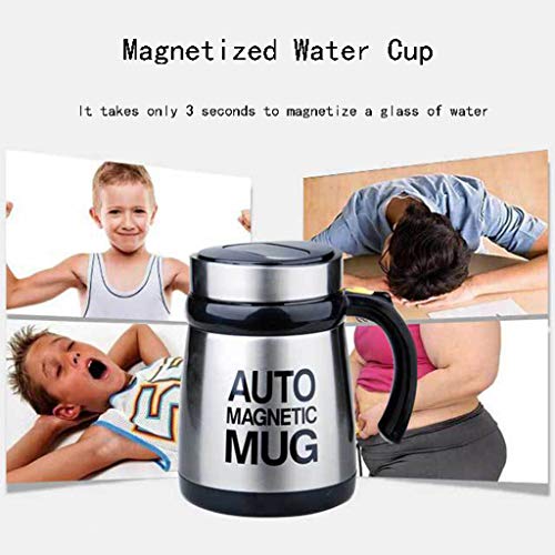 Taza De Café Automática, con Un Solo Botón Taza De Agua Sanitaria Eléctrico Copa Agitación Imantada De Acero Inoxidable De Larga Duración Vaso Mezclador