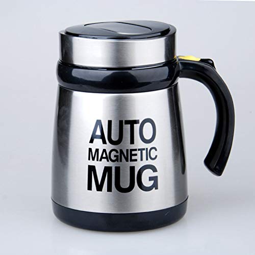 Taza De Café Automática, con Un Solo Botón Taza De Agua Sanitaria Eléctrico Copa Agitación Imantada De Acero Inoxidable De Larga Duración Vaso Mezclador
