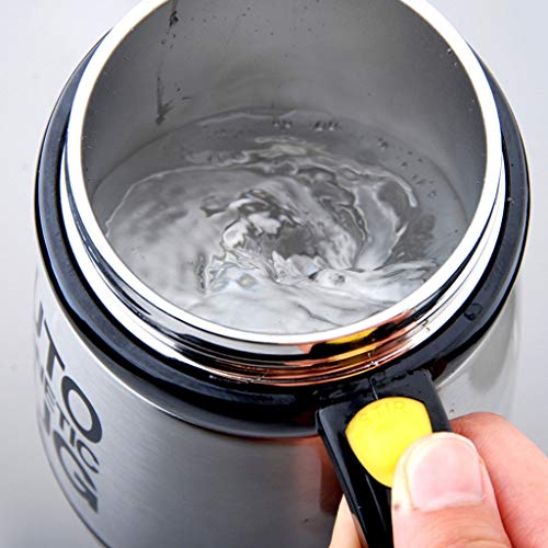 Taza De Café Automática, con Un Solo Botón Taza De Agua Sanitaria Eléctrico Copa Agitación Imantada De Acero Inoxidable De Larga Duración Vaso Mezclador