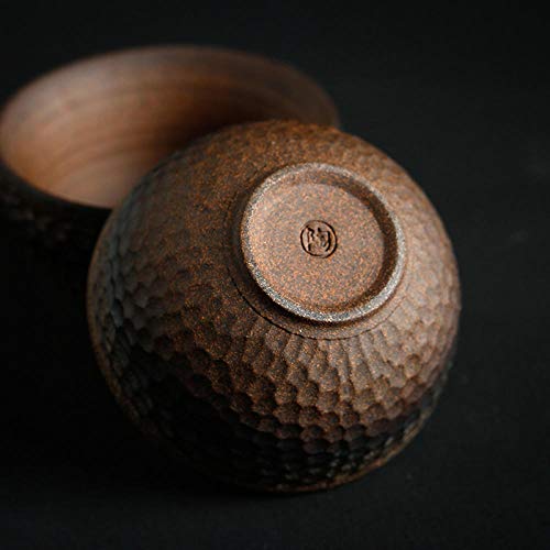 Taza De Té De Cerámica Taza De Gres De Estilo Japonés Hecho A Mano Taza De Té De Cerámica Vintage Taza De Té Taza De Té Taza De Té De Kung Fu De Cerámica (2 Piezas) D
