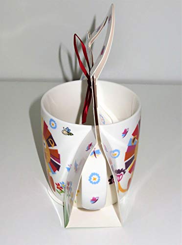 Taza Otto León New Bone China, 0,25 L, con Paquete de Regalo