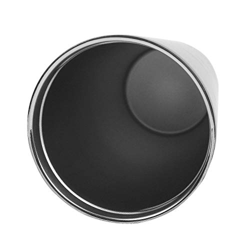 Taza Termo Cafe para Llevar,Taza de Viaje de Acero Inoxidable,Doble Pared y Botella de Agua a Prueba de Fugas para Bebidas frías y Calientes (Black)