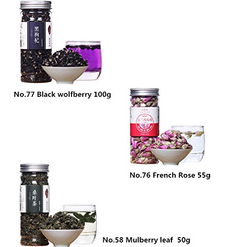 Té de hierbas chino Flor Fruta Té Rosa Té Conservado Seda Dorada Crisantemo Embotellado Nuevo Perfumado Té Cuidado de la salud Flores Té Comida verde saludable ... (40g Clavel)