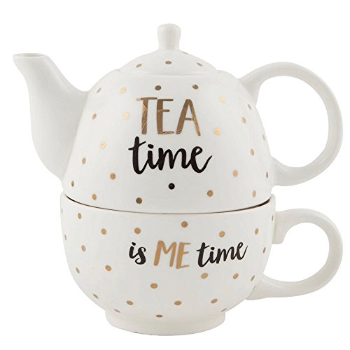 Tea Time Tea For One Teapot Teacup Set