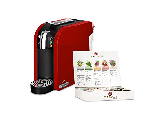 Tealounge 15-357 - Tetera eléctrica para té caliente, color rojo