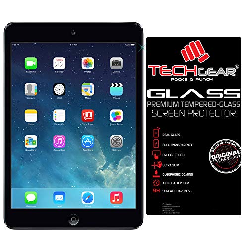 TECHGEAR Vidrio Compatible con iPad Air 2 & iPad Air 9.7" Pulgada (iPad 6 / iPad 5) - Auténtica Protector de Pantalla Vidro Templado para Apple iPad Air 2 & iPad Air 9.7"