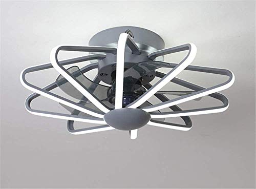Techo moderno de la lámpara, a distancia de control de techo regulable Luz 3 velocidades del viento, de techo ventilador silencioso, restaurante decoración interior iluminación Ventilador Dormitorio