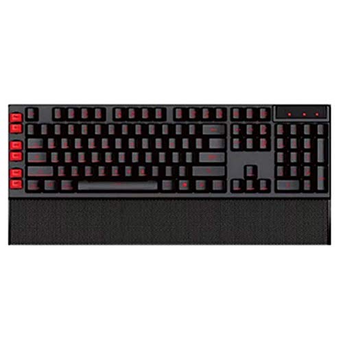 Teclado ordinario teclado Ratón Teclado Teclado de ordenador del juego de siete a color retroiluminada suspendido del juego del ratón del teclado ajustado diseño ultra-delgado teclado inalámbrico ultr
