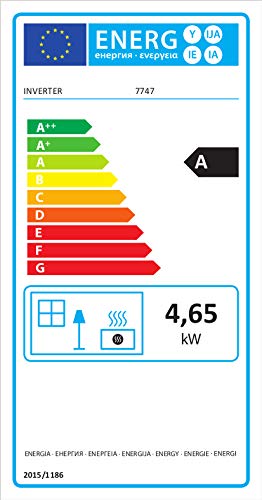 Tecno Air System INVERTER 7747 - Calefactor (50,4 cm, 15000g, 33,4 cm, LCD) Gris