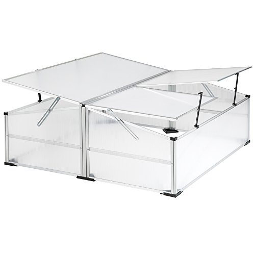 TecTake Invernadero de jardín Aluminio Jardinera de protección | Resistente a la Intemperie - Varios Modelos (Modelo 2 | no. 402341)