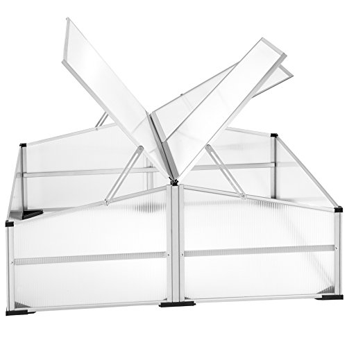 TecTake Invernadero de jardín Aluminio Jardinera de protección | Resistente a la Intemperie - Varios Modelos (Modelo 2 | no. 402341)