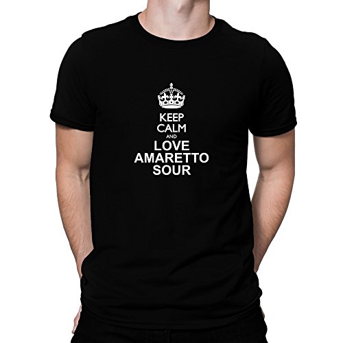 Teeburon Keep Calm and Love Amaretto Sour Camiseta