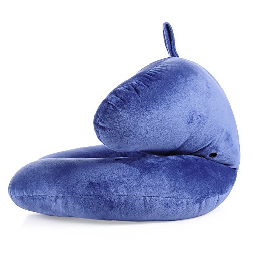 Teekit Almohada de Viaje Airplane cómoda para el Coche, el Tren, la Oficina, la Escuela, la Siesta, la Cabeza, el Cuello, Almohadas Suaves