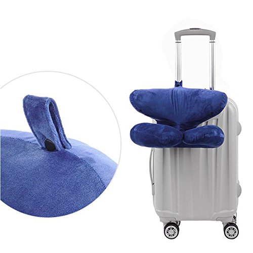 Teekit Almohada de Viaje Airplane cómoda para el Coche, el Tren, la Oficina, la Escuela, la Siesta, la Cabeza, el Cuello, Almohadas Suaves