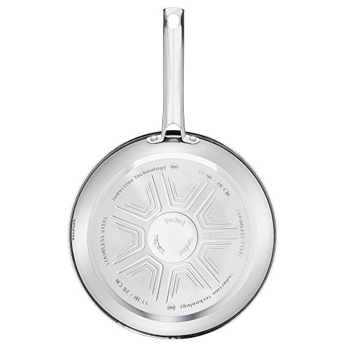 Tefal a704s3 Duetto antiha ftbesch ichtetes – Juego de sartenes, Acero Inoxidable, Acero Inoxidable/Negro, 29,5 x 10 x 47 cm, 3 Unidades